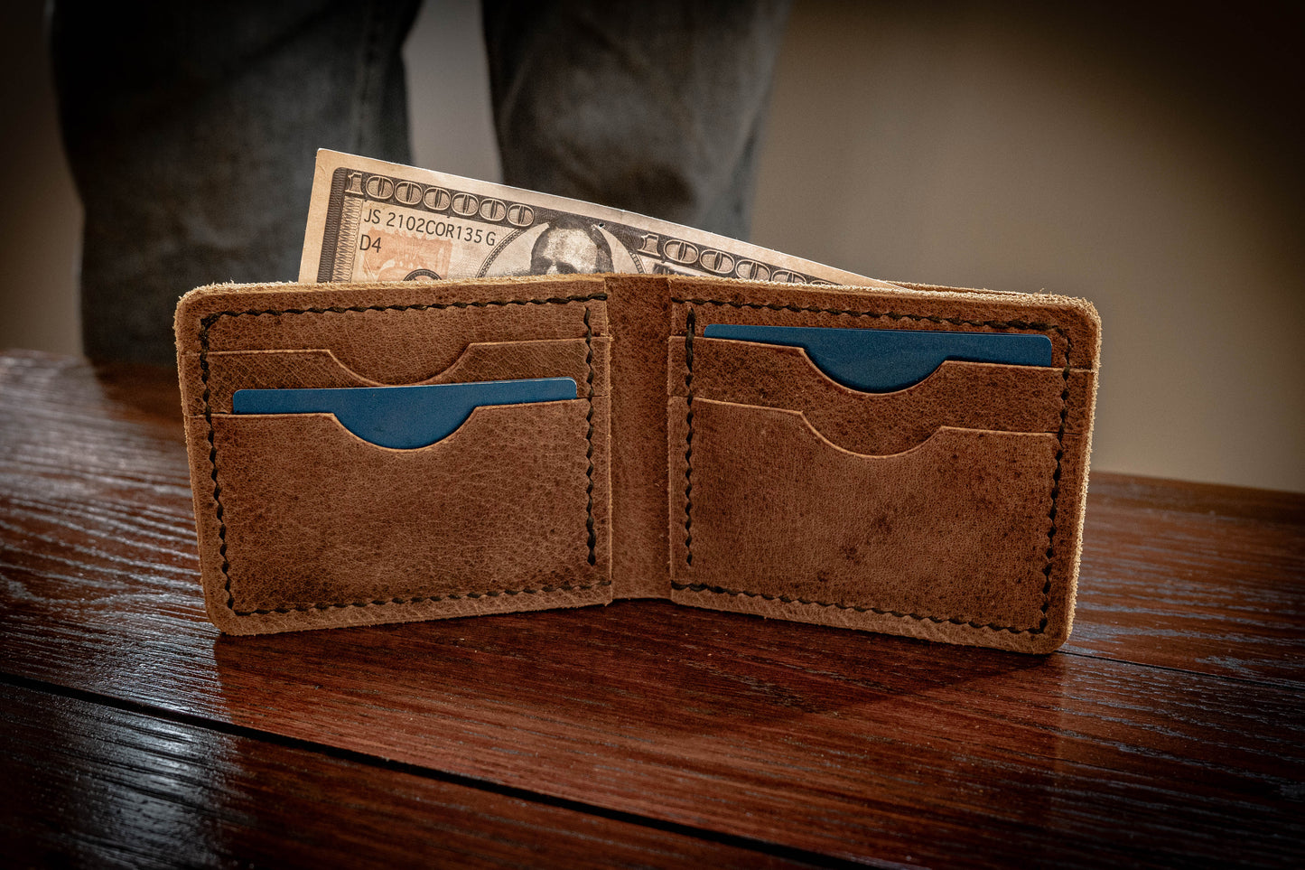 Oxbound Bifold | Handcrafted Full Grain Leather Wallet (4 Colors)