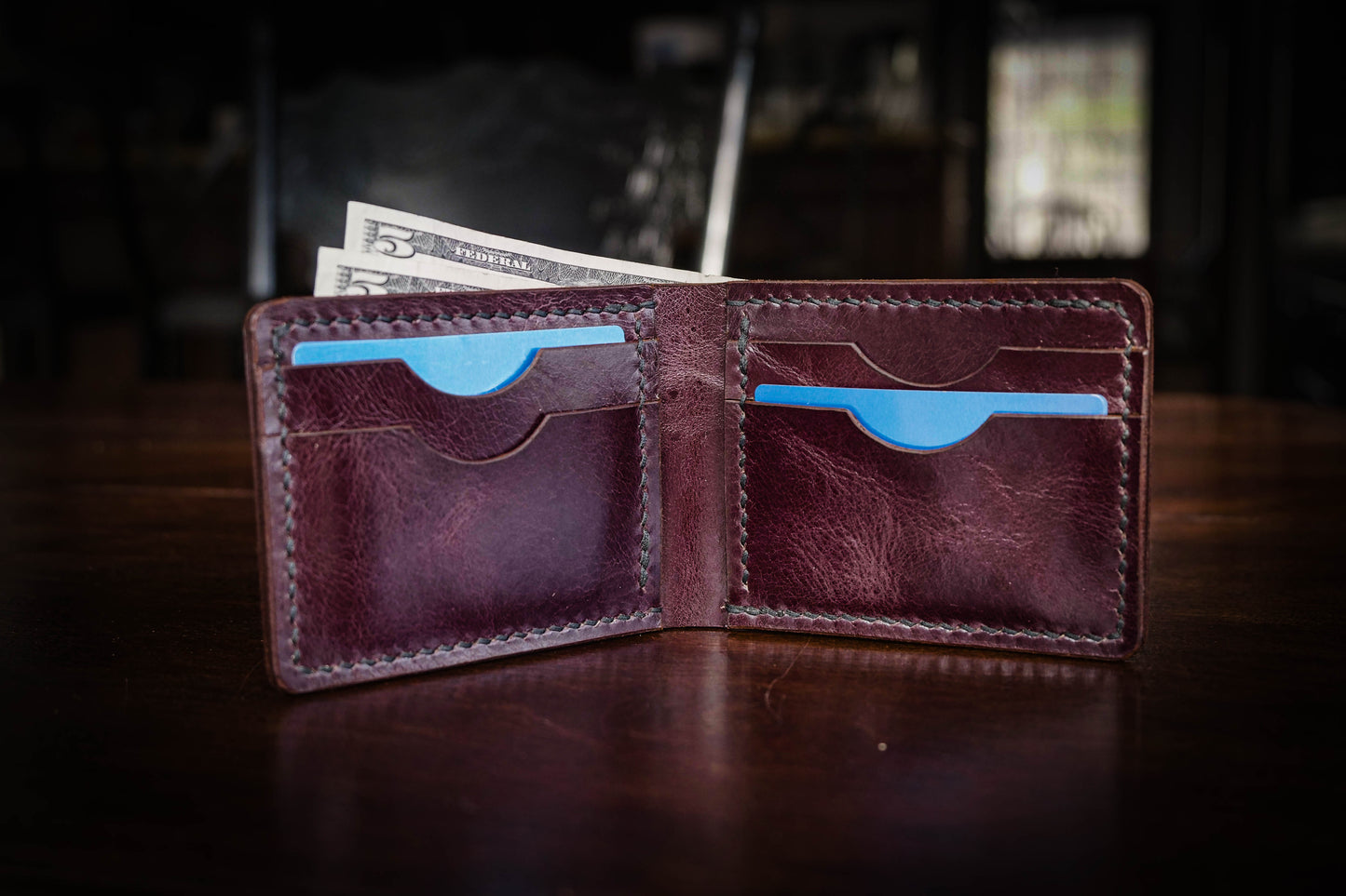 Oxbound Bifold | Handcrafted Full Grain Leather Wallet (4 Colors)